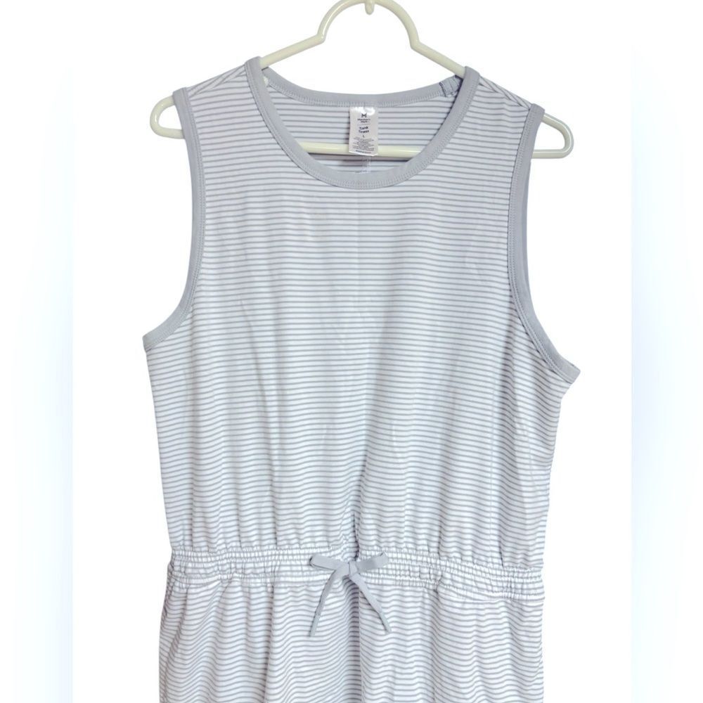 Member’s Mark Gray Striped Tank Dress Size Large NWOT 7 0476 - Picture 8 of 11